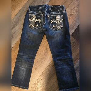 Embroidered Blue Jeans